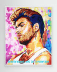 George Michael - Print On Fine Art Canvas
