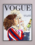 Ab Fab, Vogue - Print On Fine Art Canvas