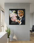 Michael Caine - Print on Fine Art Canvas