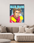 George Michael, Blue Jeans - Print on Fine Art Canvas