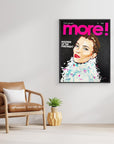 Kate Moss, More! - Print on Fine Art Canvas