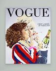 Ab Fab, Vogue - Print On Fine Art Canvas