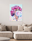 Frenchie - Print On Fine Art Canvas