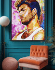 George Michael, Icons Collection - Print On Fine Art Canvas