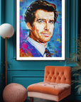Pierce Brosnan, James Bond Collection - Print On Fine Art Paper