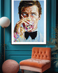 Roger Moore, James Bond Collection - Print On Fine Art Paper