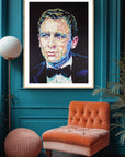 Daniel Craig, James Bond Collection - Print On Fine Art Paper
