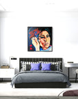 Amy Winehouse (Mirror Image) - Icons Collection - Print On Fine Art Canvas
