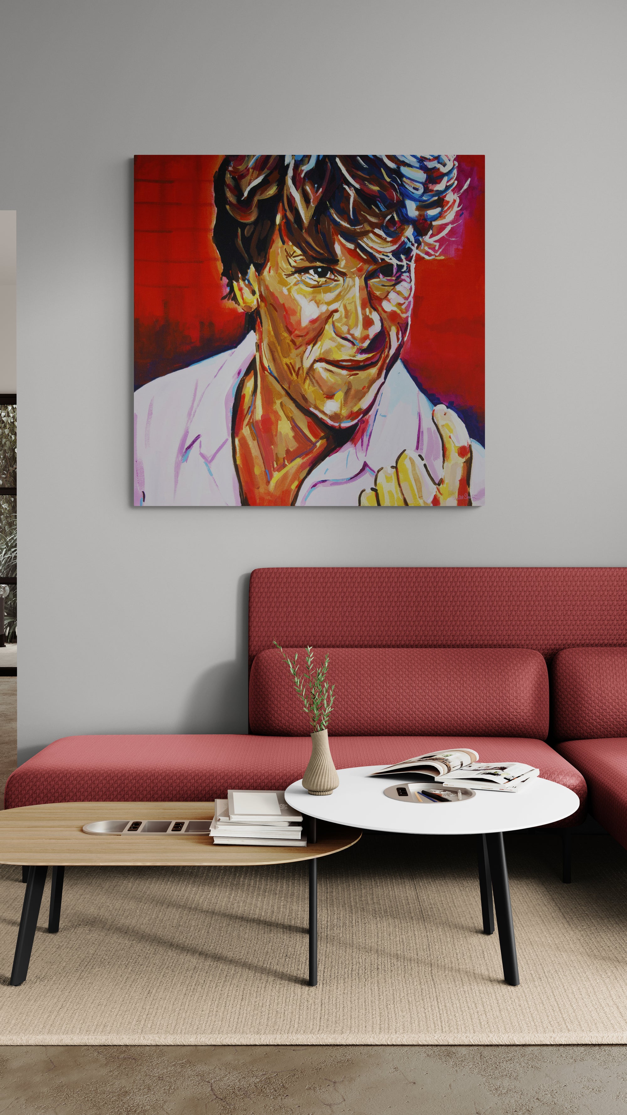 Patrick Swayze, Icons Collection - Print On Fine Art Canvas