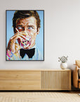 Roger Moore - Print on Fine Art Canvas