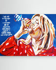 Bridget Jones - Print on Fine Art Canvas