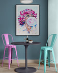 Frenchie, Grease Collection - Print On Fine Art Paper