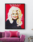 Dolly Parton - Print on Fine Art Canvas