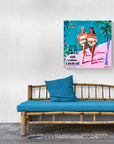 Club Tropicana - Print on Fine Art Canvas