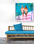 Club Tropicana - Print on Fine Art Canvas