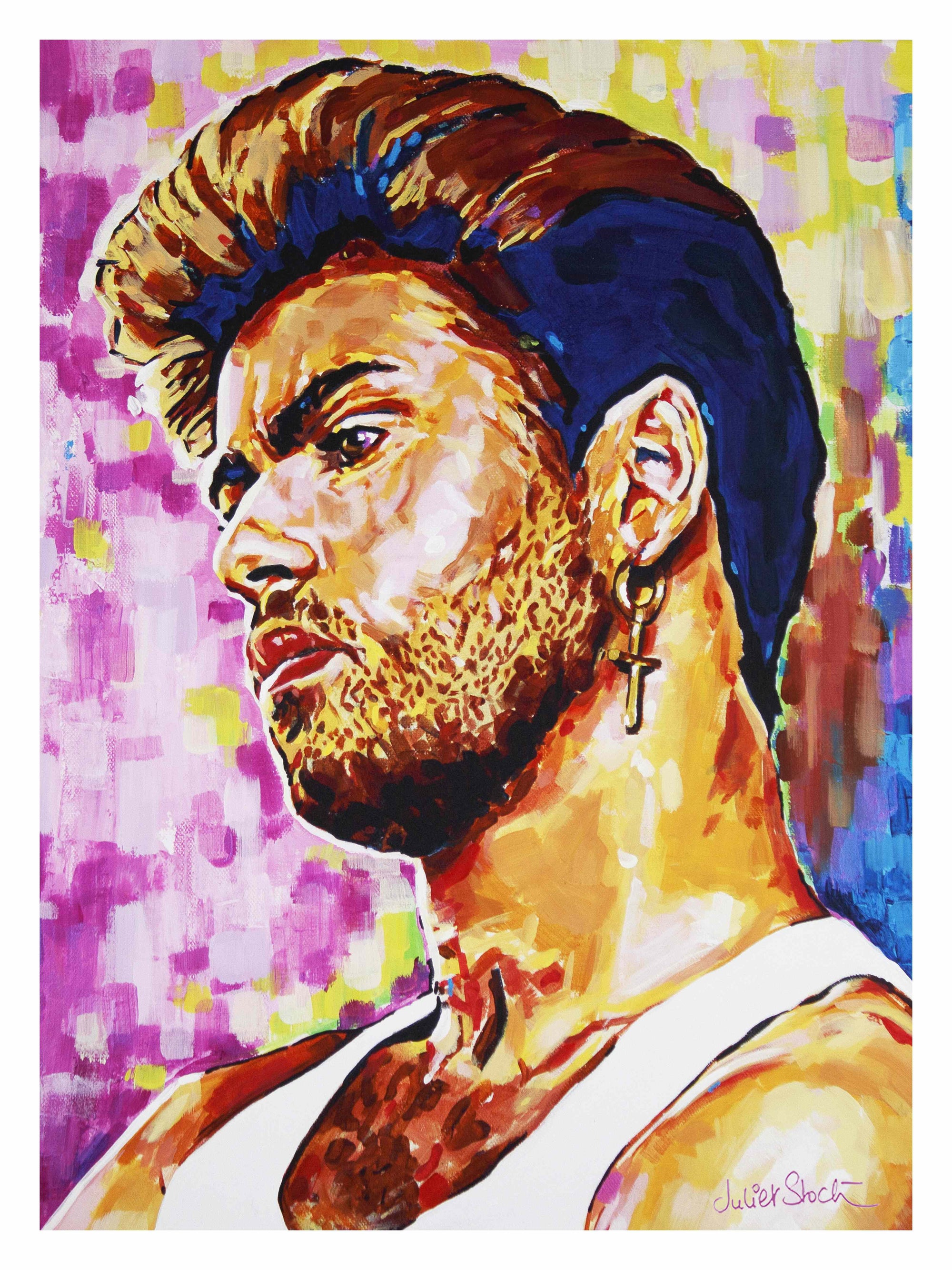 George Michael, Icons Collection - Print On Fine Art Paper