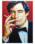 Timothy Dalton, James Bond Collection - Print On Fine Art Paper