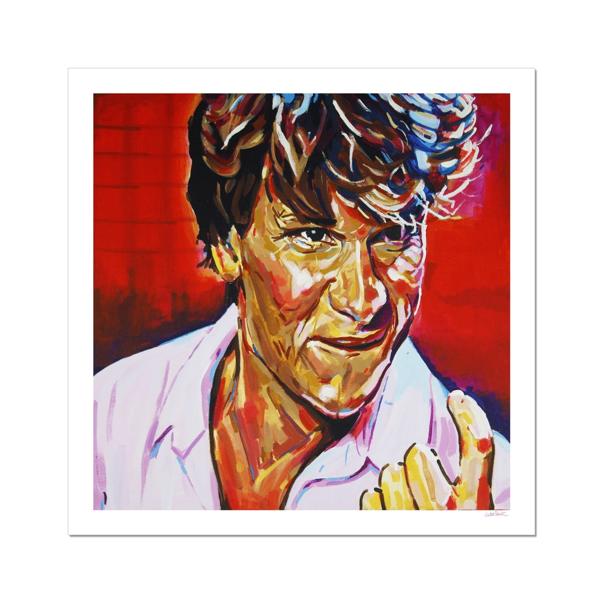 Patrick Swayze, Icons Collection - Print On Fine Art Paper