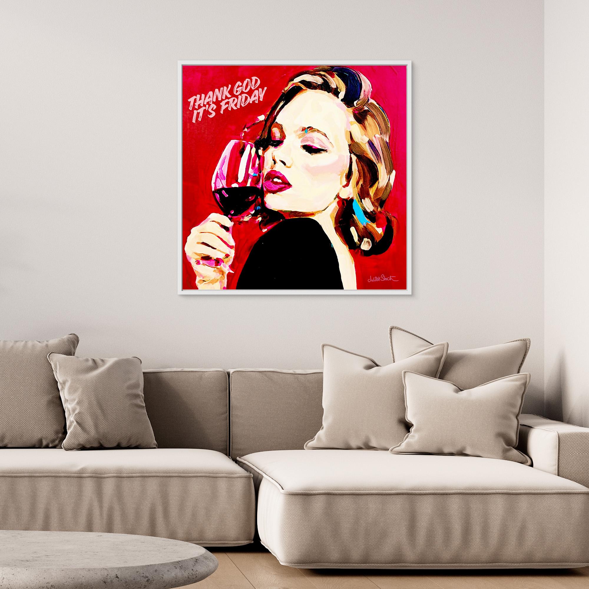 Thank God It's Friday - Print on Fine Art Canvas