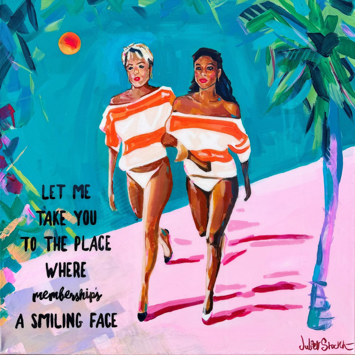 Club Tropicana - Print on Fine Art Canvas