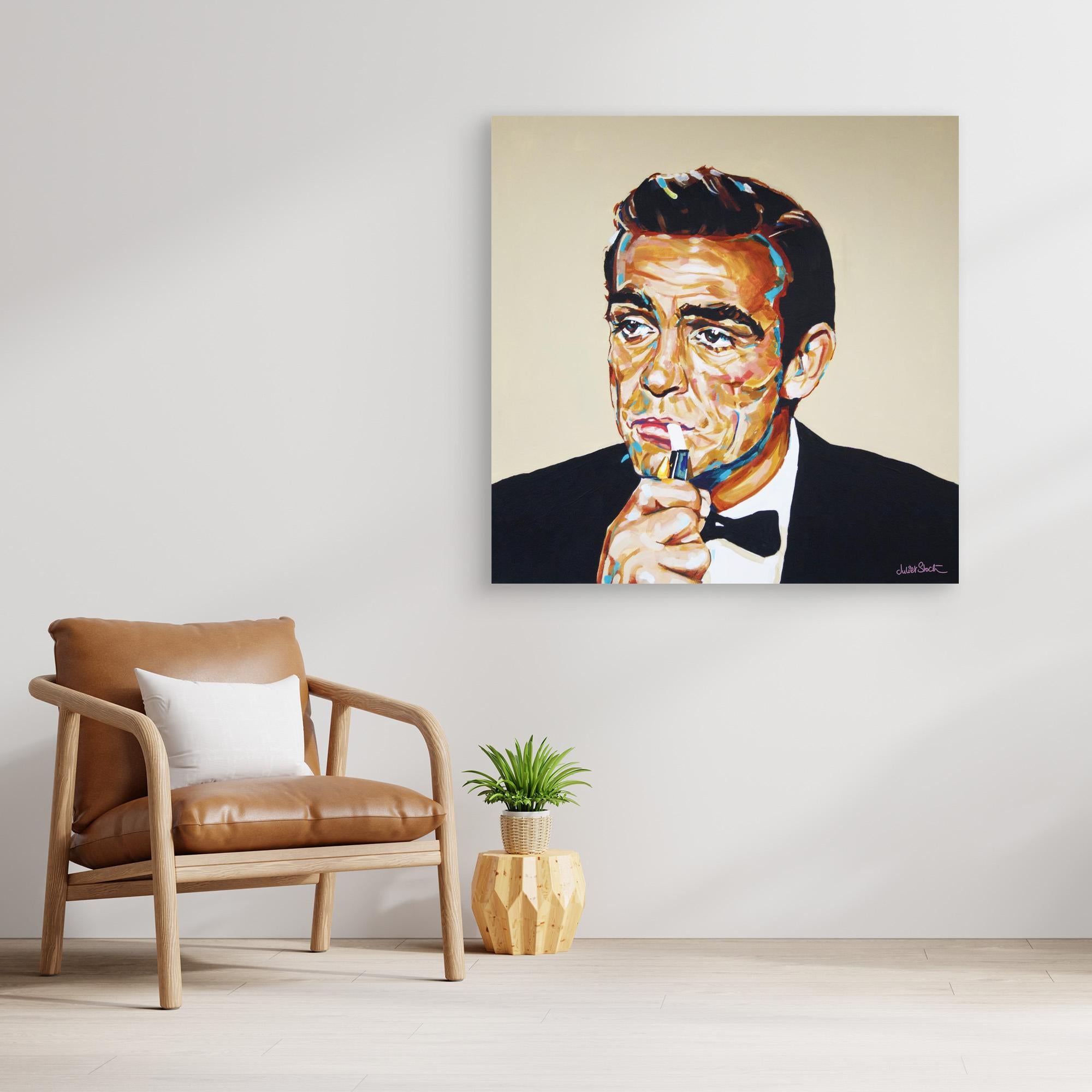 Sean Connery - Print on Fine Art Canvas