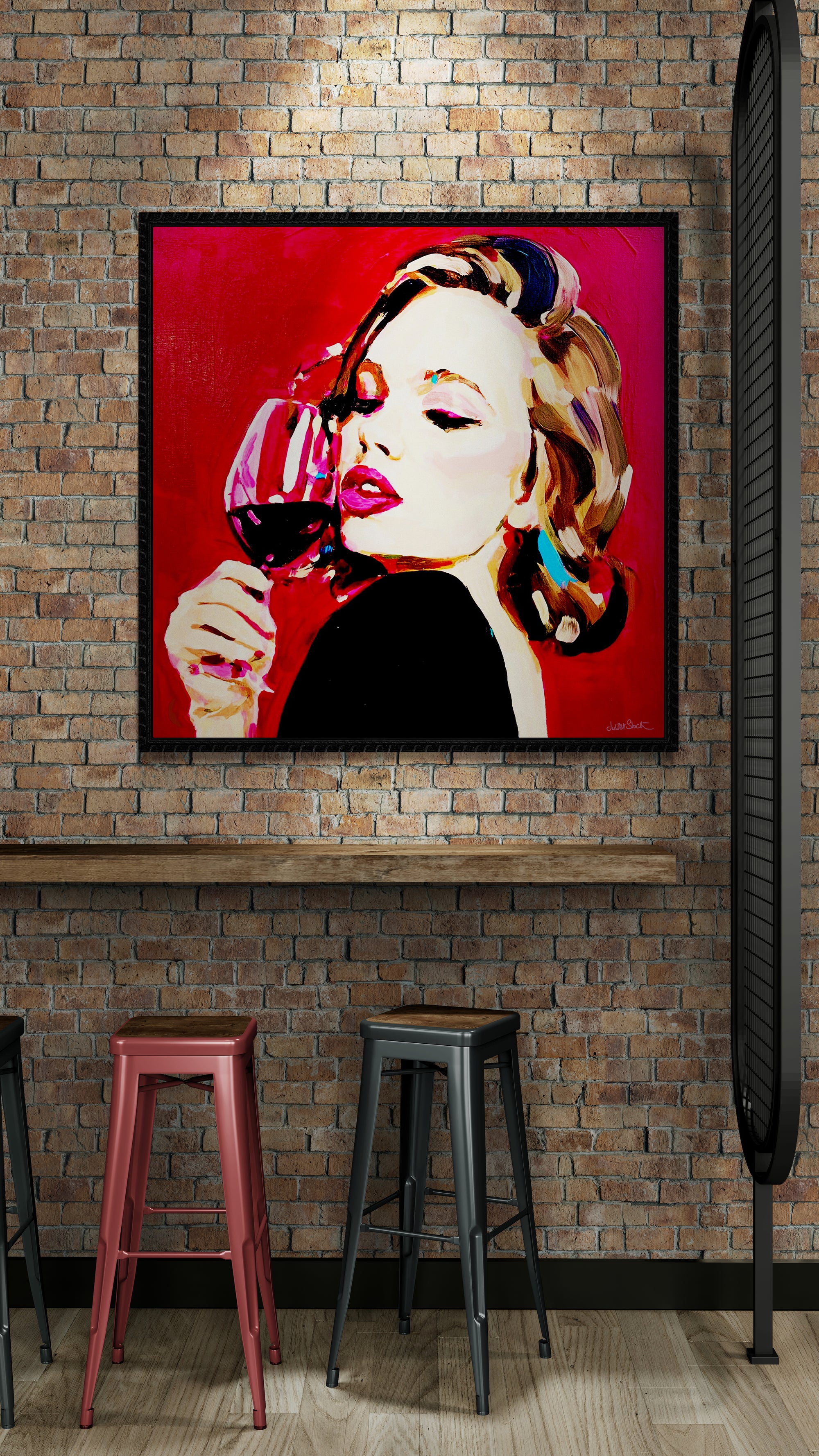 Scarlett Seduction - Print on Fine Art Canvas