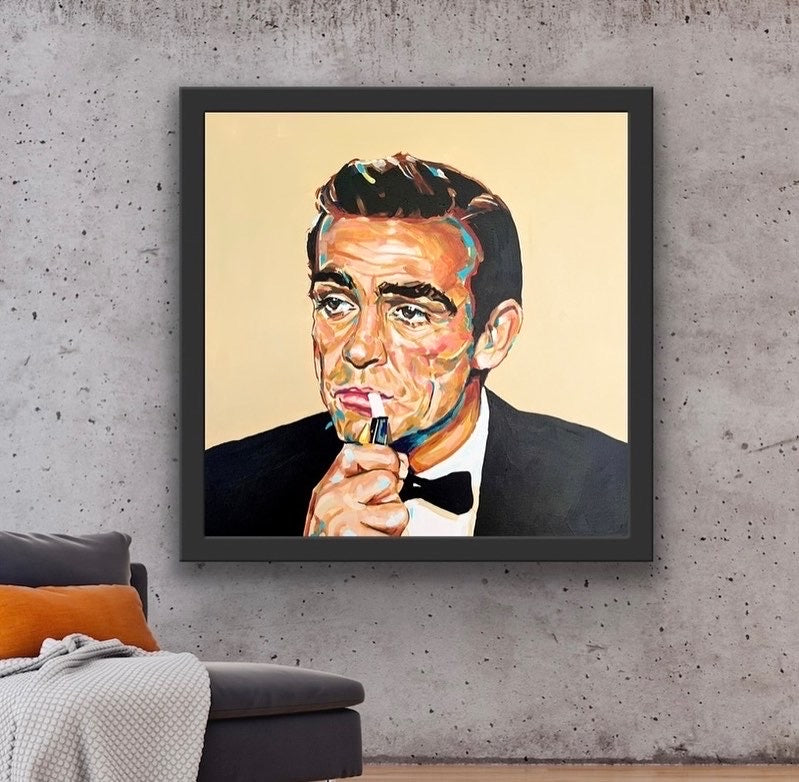 Bond.. James Bond - Print On Fine Art Canvas