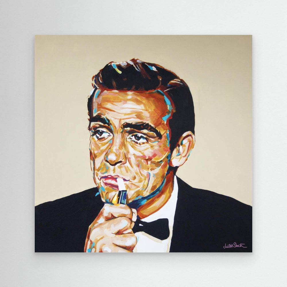 Sean Connery - Print on Fine Art Canvas