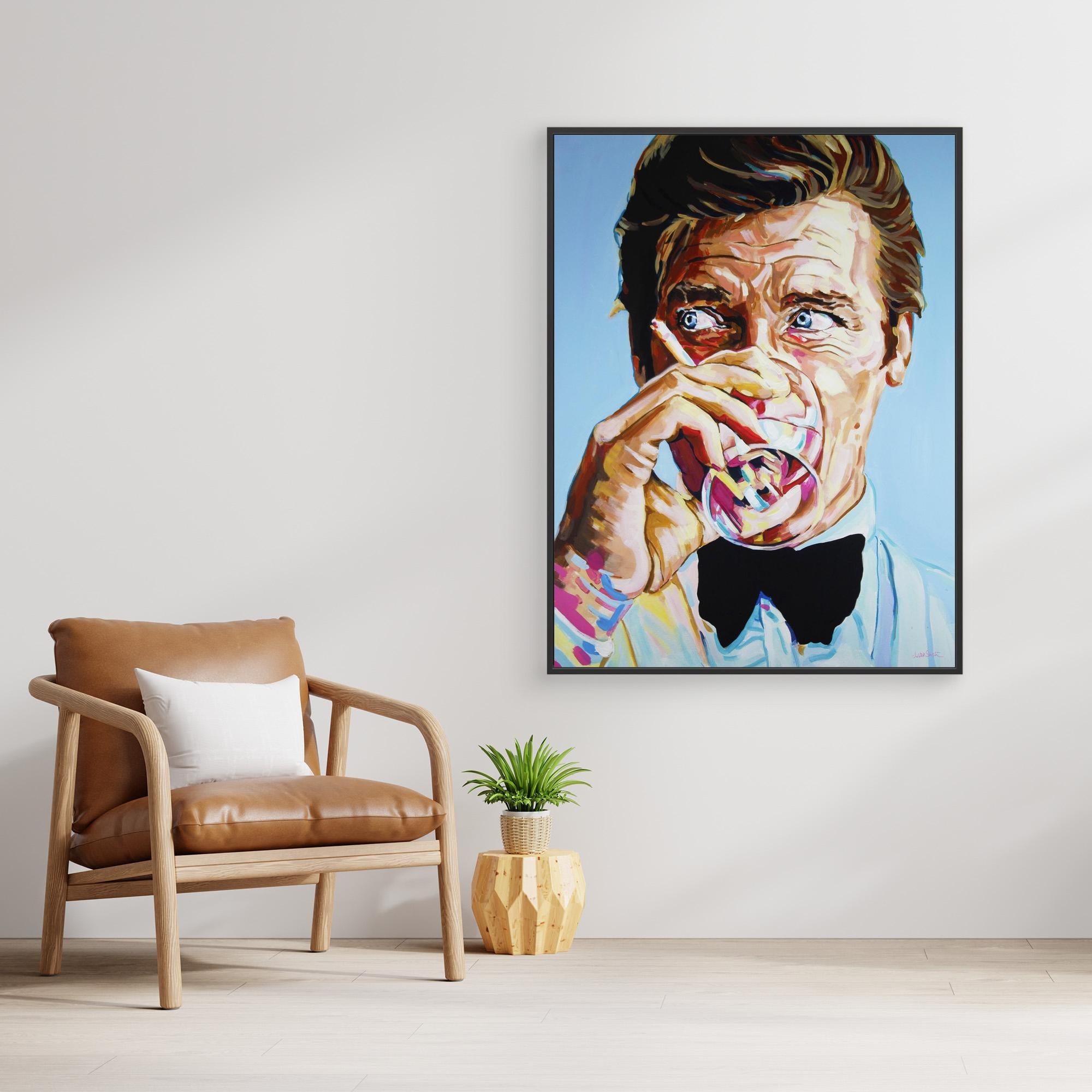 Roger Moore - Print on Fine Art Canvas