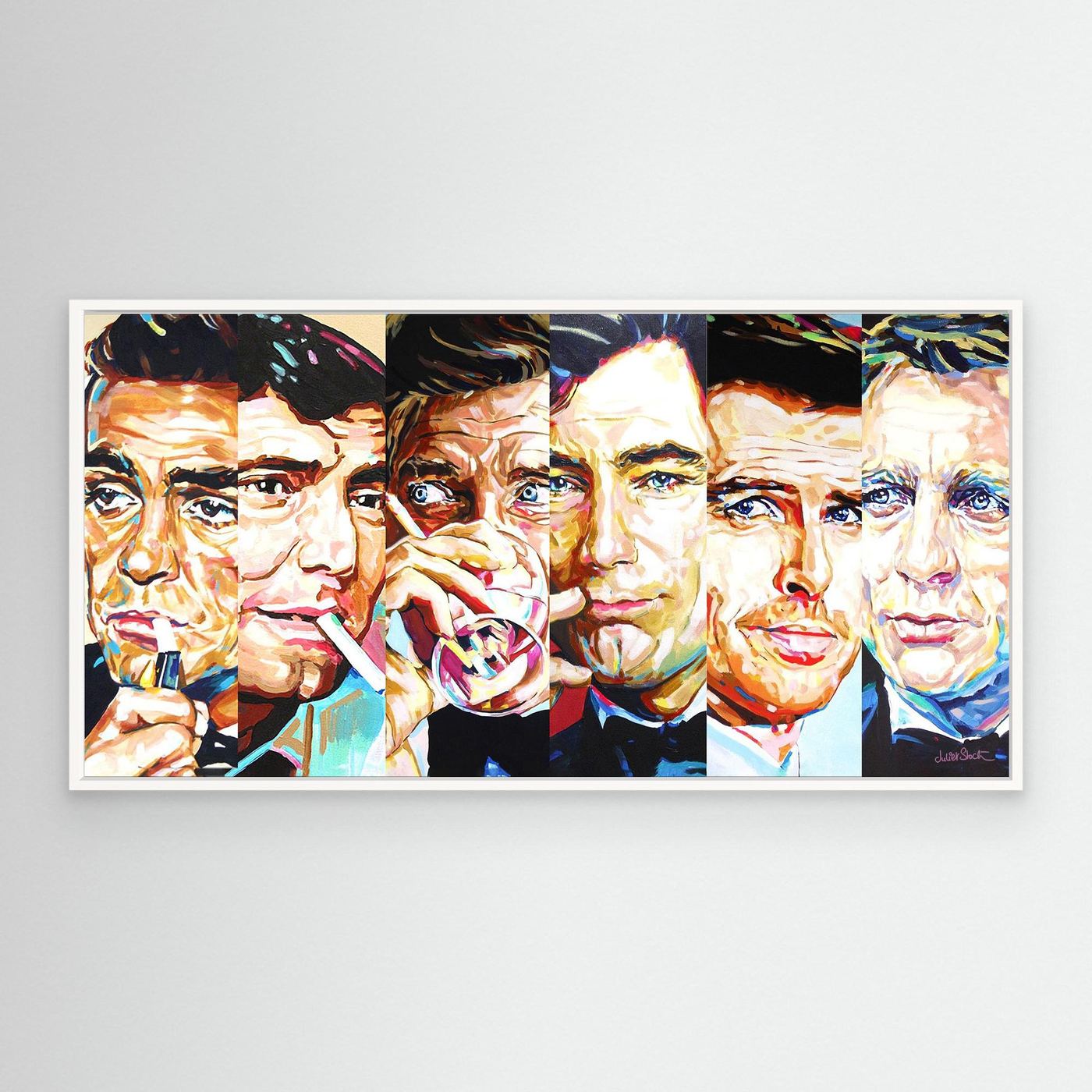James Bond Collection - Print On Fine Art Canvas