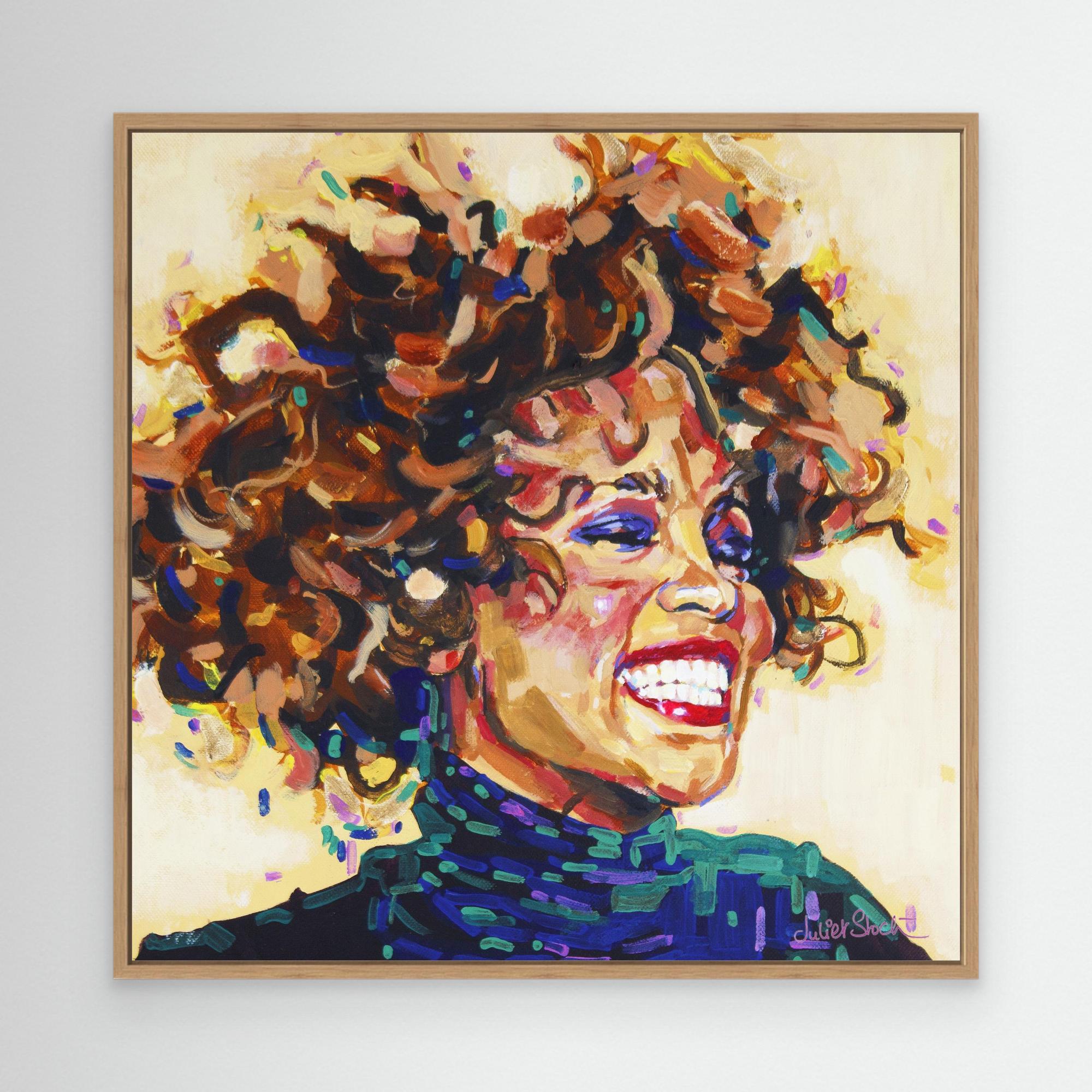 Whitney Houston - Print On Fine Art Canvas