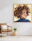 Whitney Houston - Print On Fine Art Canvas