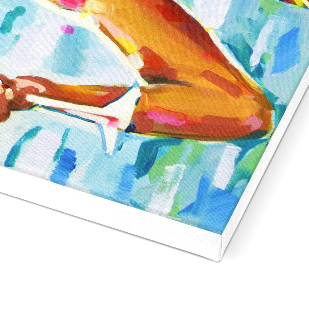 Tanya, Mamma Mia - Print On Fine Art Canvas
