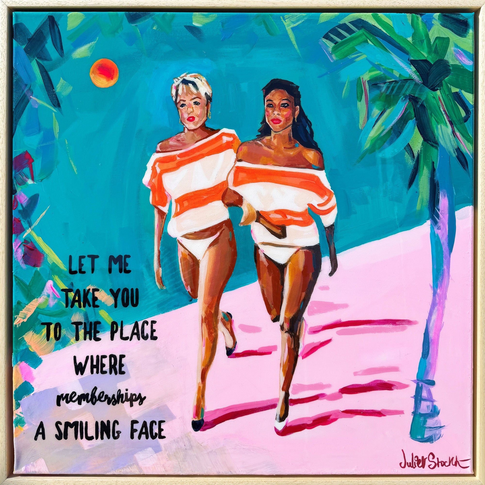 Club Tropicana - Wham! - Original Painting