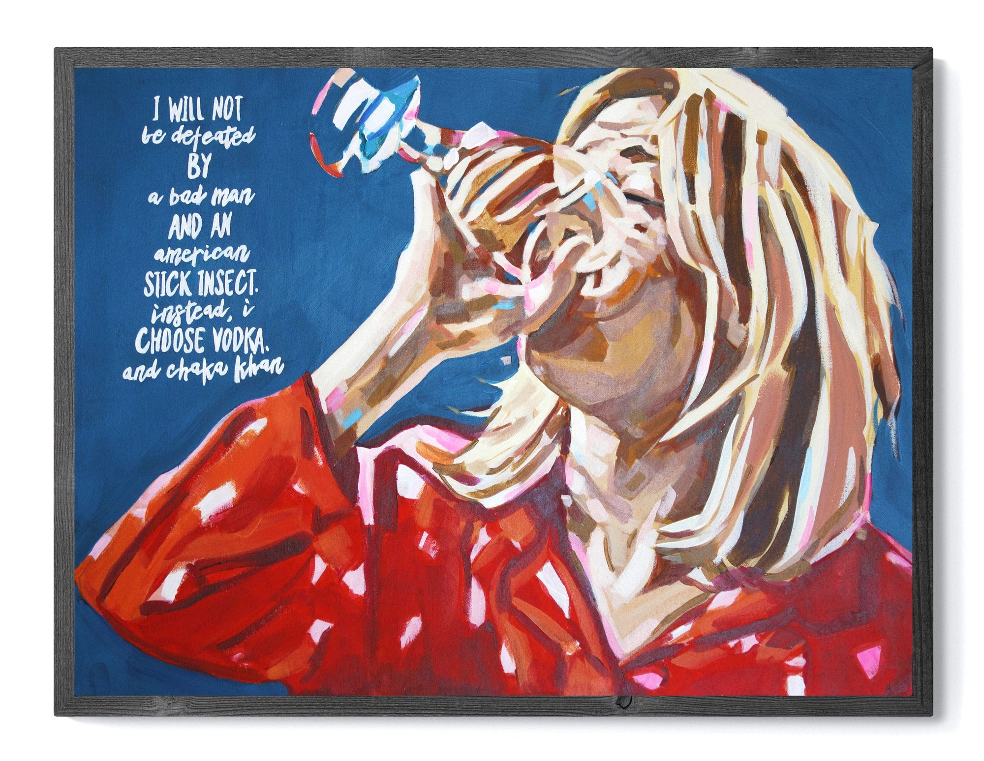 Bridget Jones - Print On Fine Art Canvas