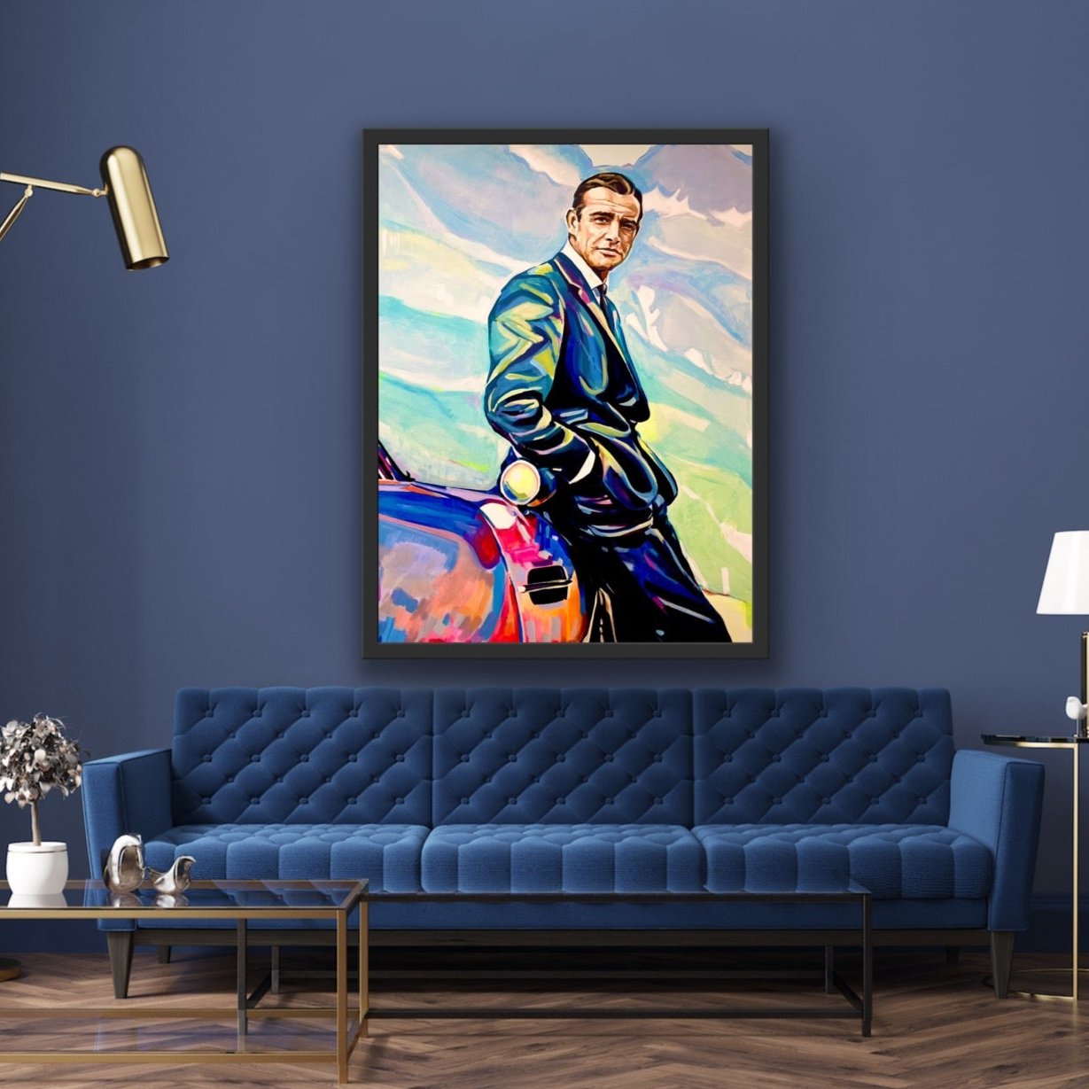 Goldfinger - Print On Fine Art Canvas