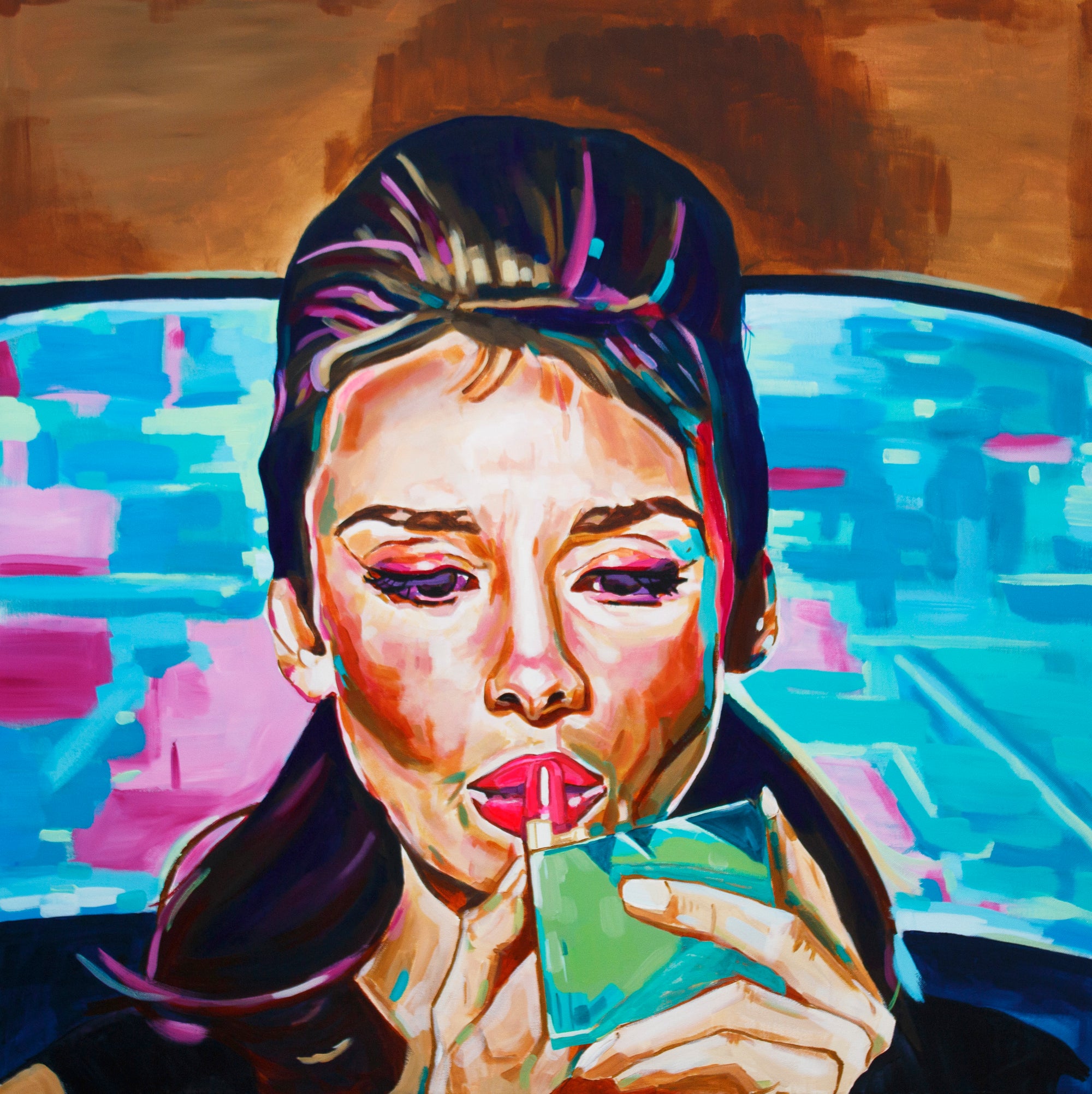 Audrey Hepburn, Icons Collection - Print On Fine Art Canvas