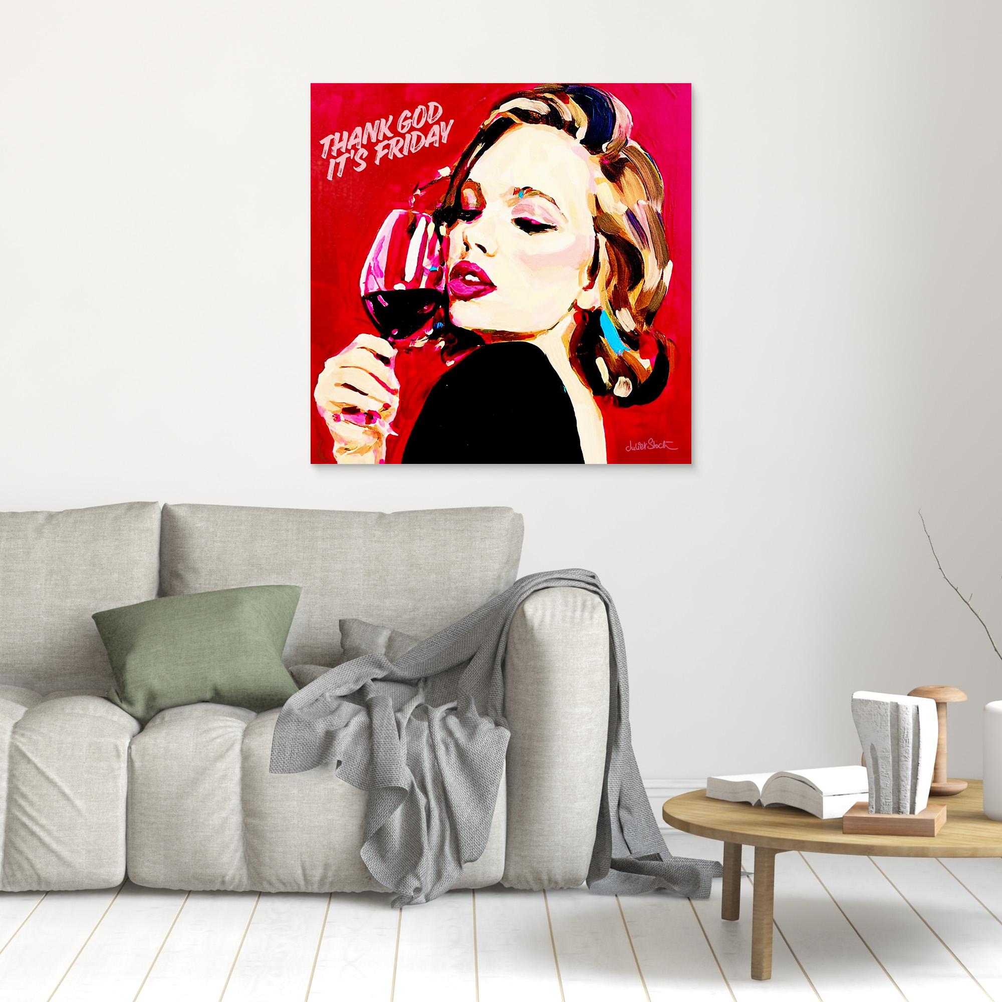 Thank God It's Friday - Print on Fine Art Canvas