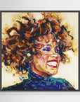 Whitney Houston - Print On Fine Art Canvas