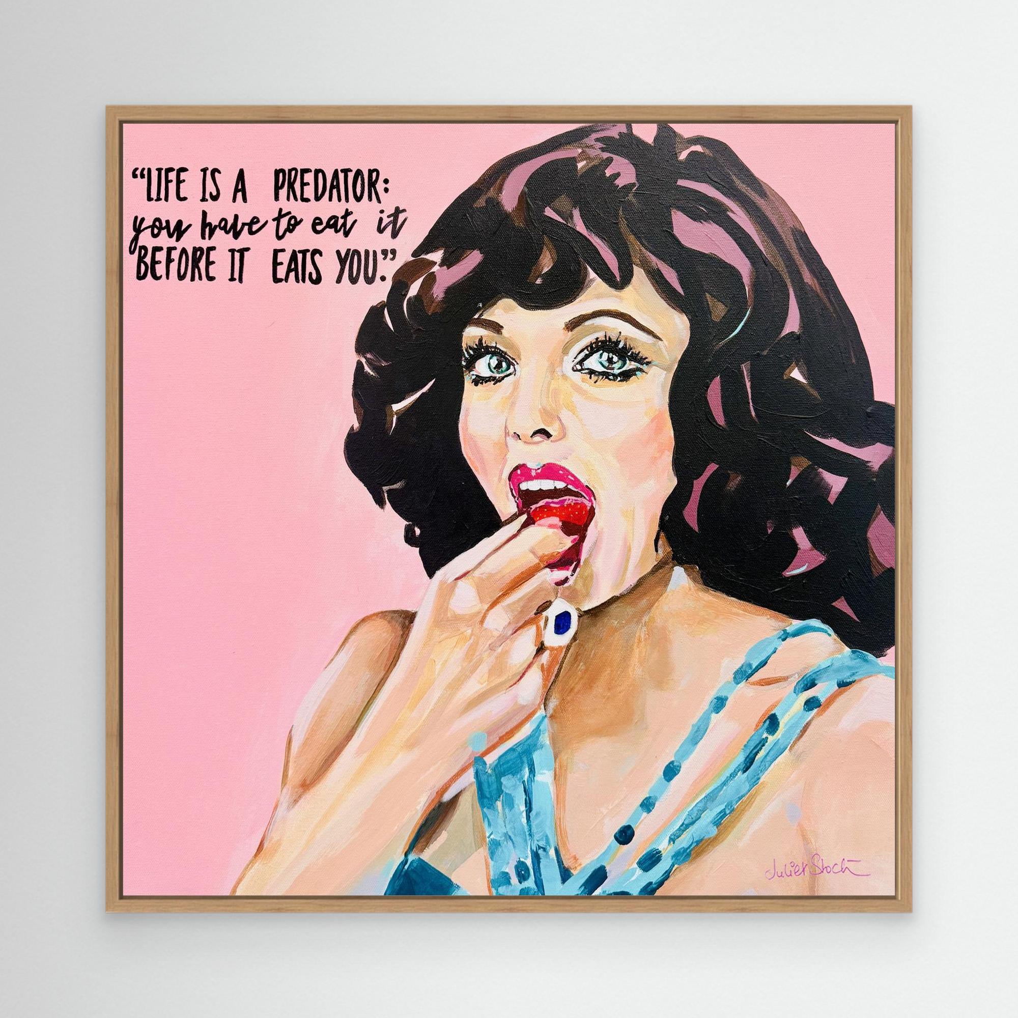 Dame Joan Collins - Print On Fine Art Canvas