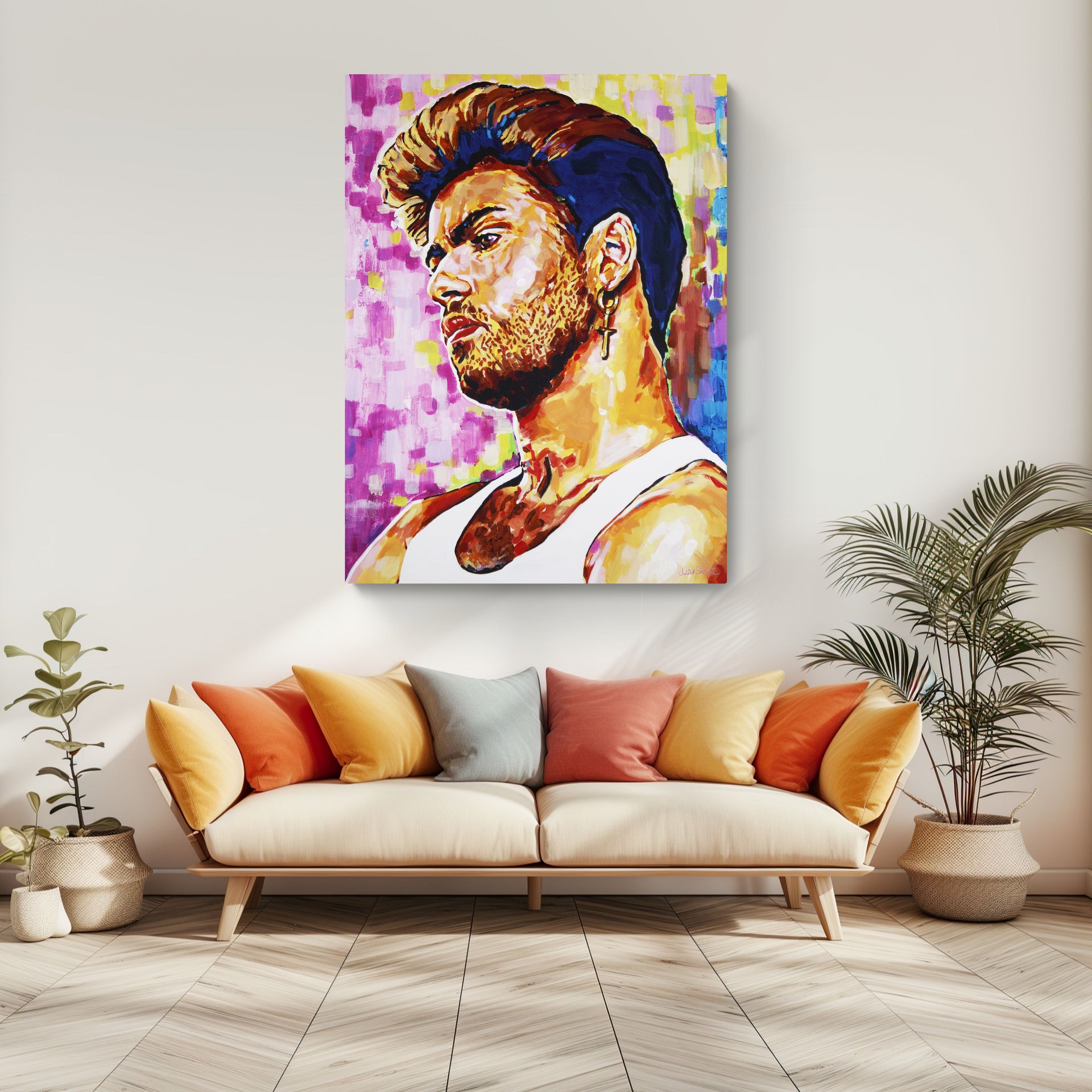 Heaven Knows I Was Just A Young Boy - Print On Fine Art Canvas