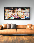 James Bond 007 Collection Montage - Fine Art Canvas Print