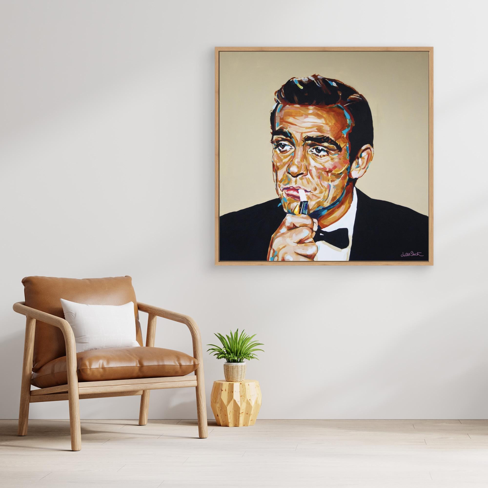 Sean Connery - Print on Fine Art Canvas