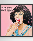 Dame Joan Collins - Print On Fine Art Canvas