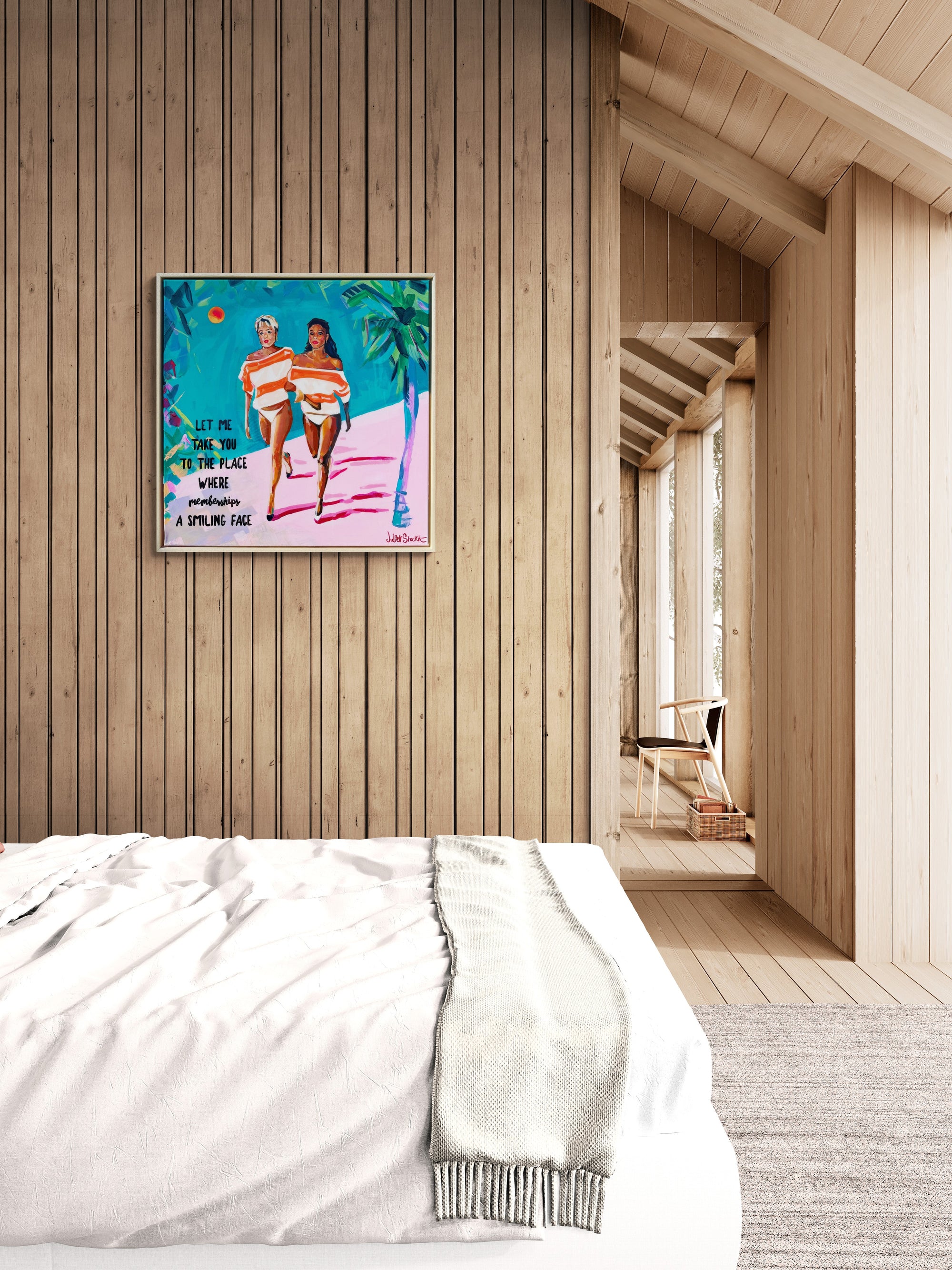 Club Tropicana - Wham! - Original Painting