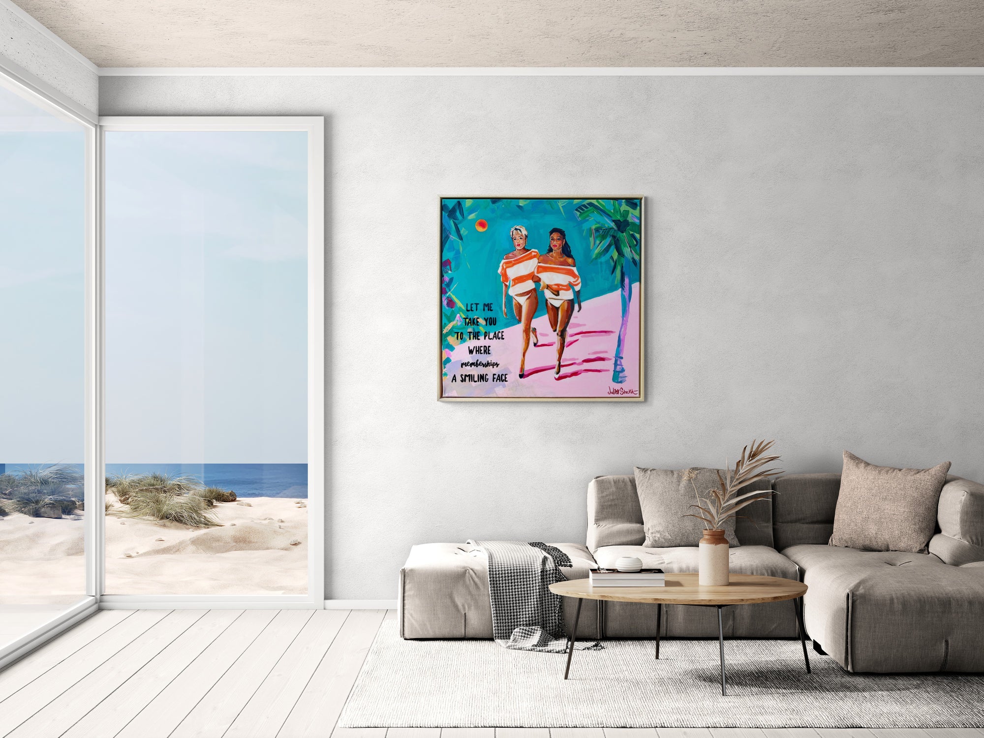 Club Tropicana - Wham! - Original Painting