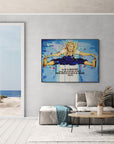 Donna, Mamma Mia - Print On Fine Art Canvas