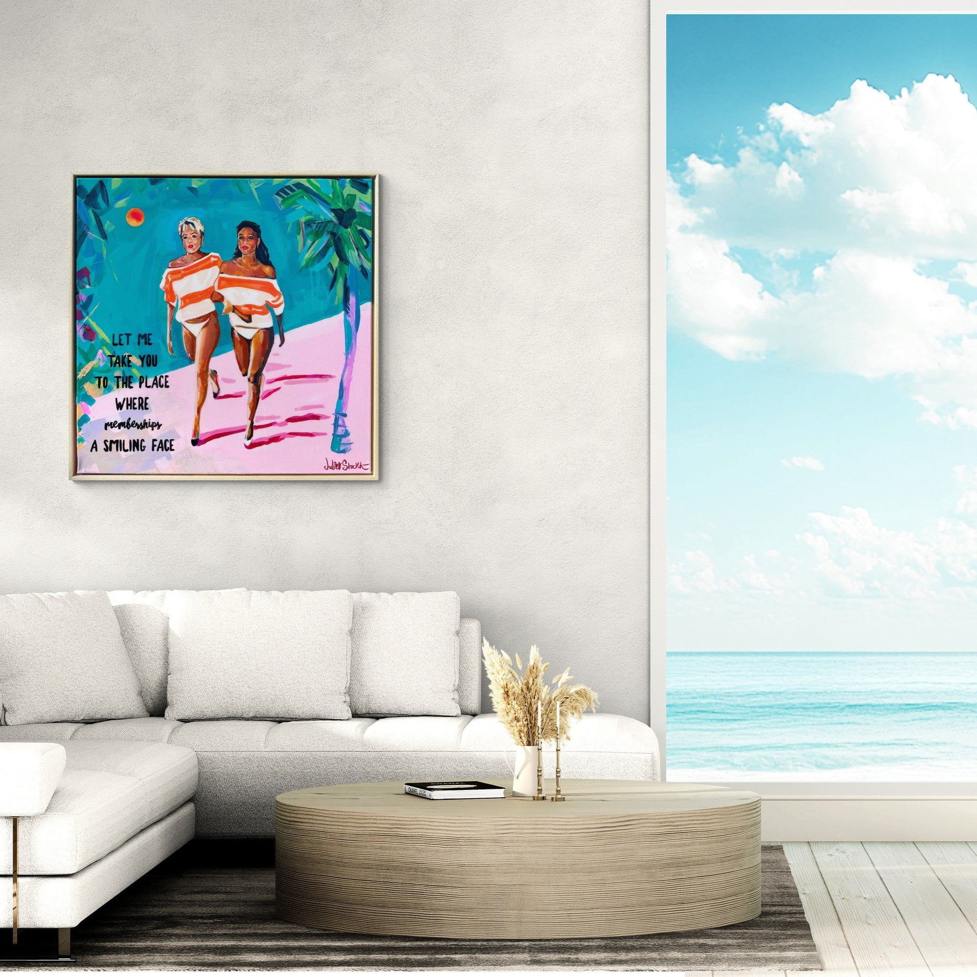 Club Tropicana - Wham! - Original Painting