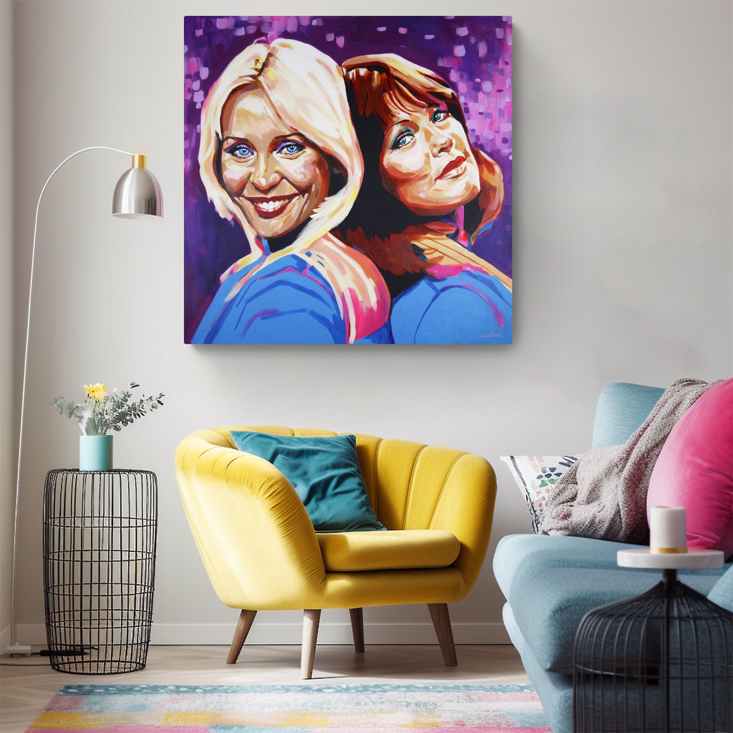 Abba, Icons Collection - Print On Fine Art Canvas