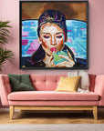 Pink In The Afternoon - Print On Fine Art Canvas